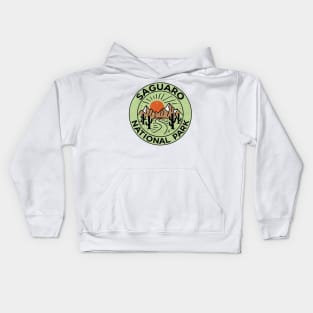 Saguaro National Park Arizona Cactus Mountains Laptop Kids Hoodie